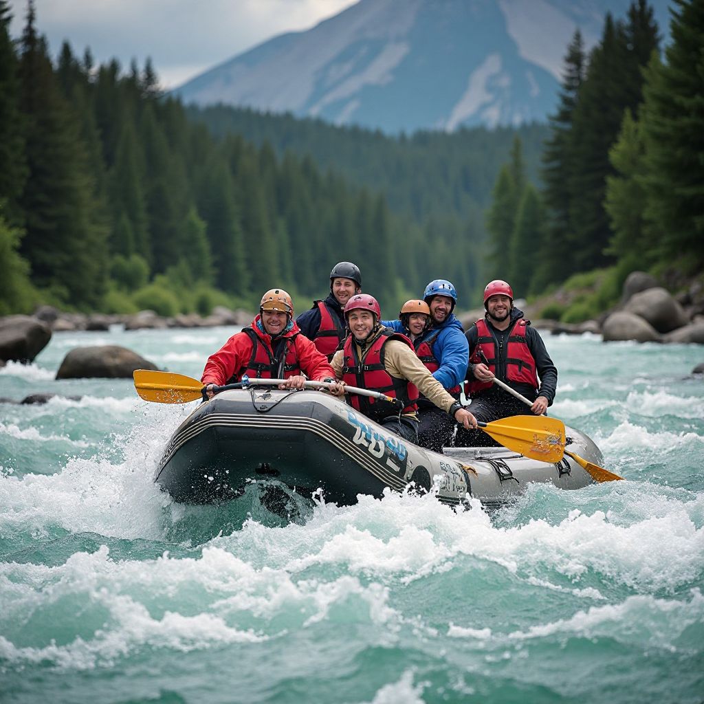 Whitewater rafting adventure